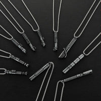 Lightsaber Hilt Stainless Steel Necklace
