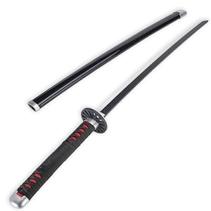 Demon Slayer Tanjiro LED Light Up Sword USB C Rechargable 40 Inch Wood & Plastic Cosplay Prop Replica