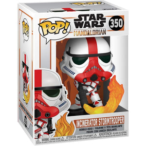 Star Wars The Mandalorian Incinerator Stormtrooper Funko Pop! Vinyl Figure DAMAGED BOX