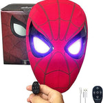 Spiderman Interactive Mask with Remote Control Movable Light Up Eyes XCY-SP001