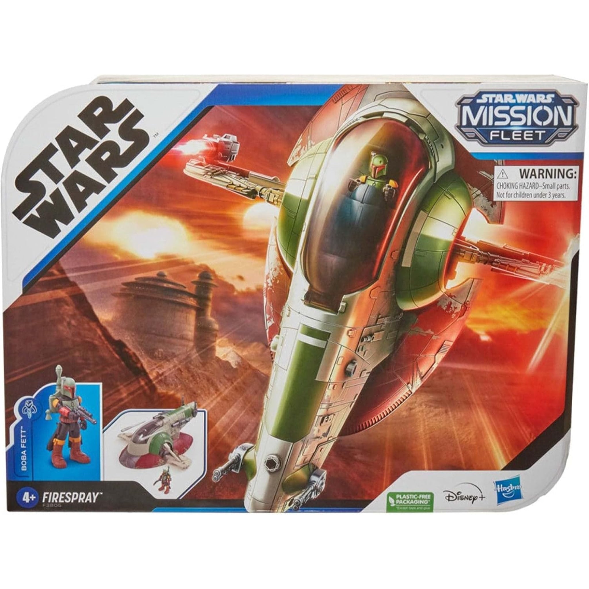 Star Wars Mission Fleet Starship Skirmish Boba Fett and Starship Toy for Kids