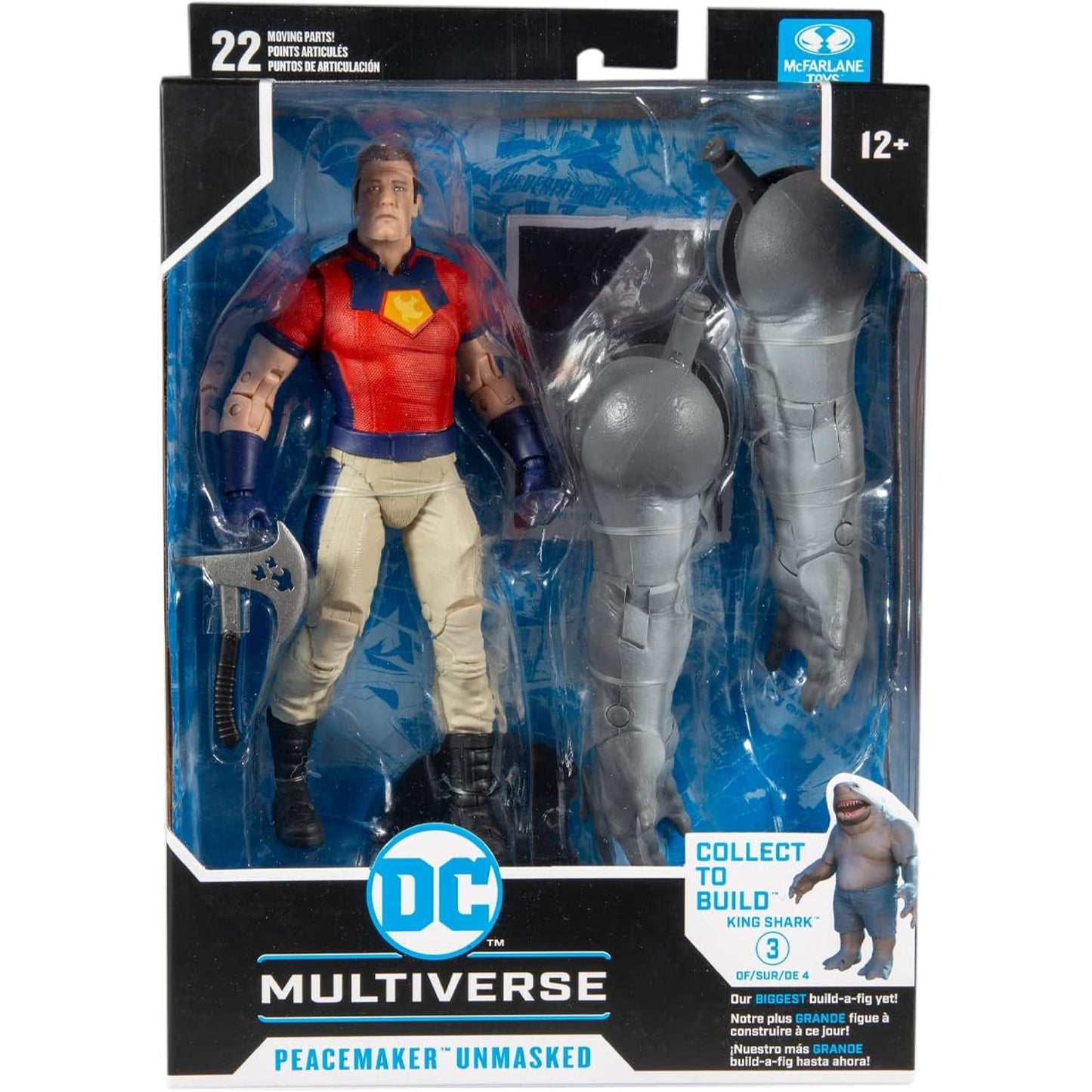 McFarlane Toys DC Multiverse Build-A Peacemaker (Unmasked) Action Figure