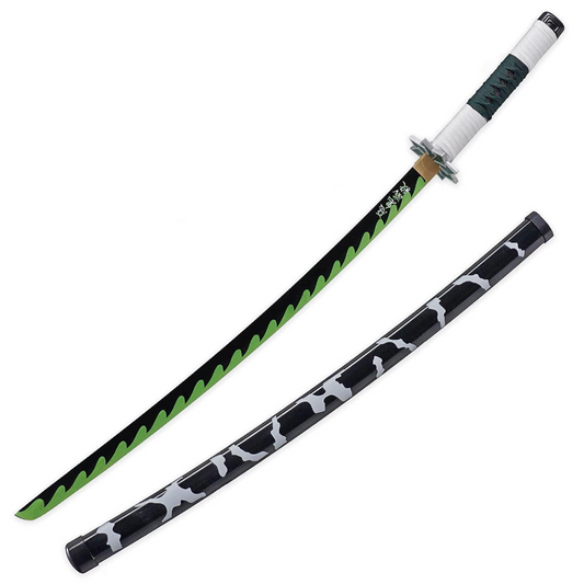 Demon Slayer Sword Shinazugawa Sanemi Bamboo Wood Demon Slayer