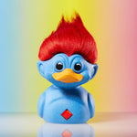 TUBBZ Glitter Blue Troll (First Edition) Collectible Vinyl Rubber Duck Figure