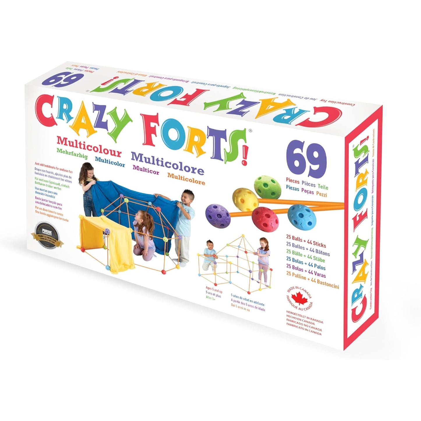 Crazy Forts Multi Colour Building Kit