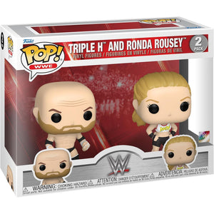 WWE Triple H & Ronda Rousey 2 Pack Funko Pop! Vinyl Figures