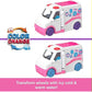 Barbie Mini Barbie Land 4-Pack Doll & Toy Vehicle Set