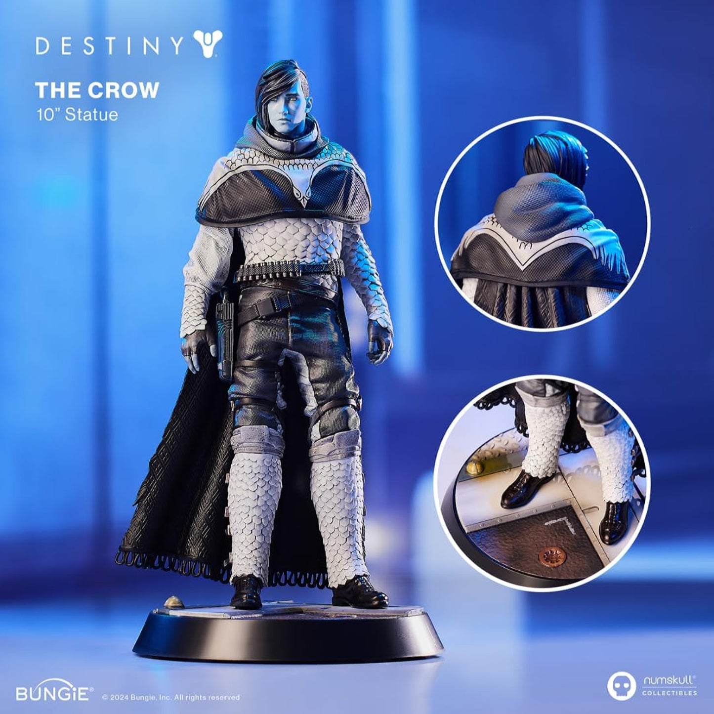 Numskull Official Destiny The Crow Statue Figurine