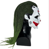 Cyberpunk Joker Resin Mask With Braids