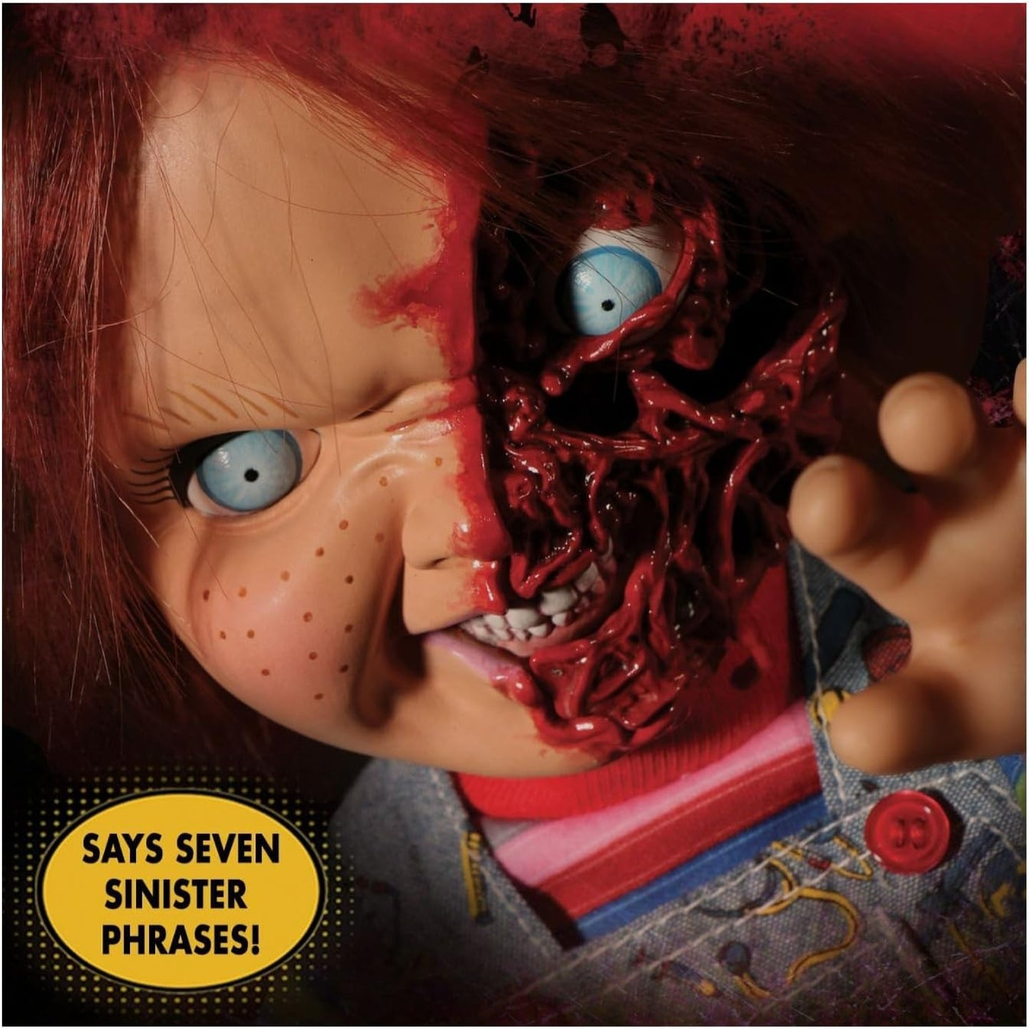 Mezco Chucky Child's Play 3 Pizza Face Chucky Doll