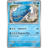 Pokemon TCG: Scarlet and Violet Triple Pack - Dondozo (3 Boosters and Foil Promo Card)