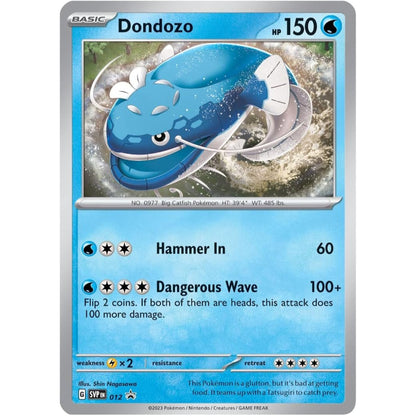 Pokemon TCG: Scarlet and Violet Triple Pack - Dondozo (3 Boosters and Foil Promo Card)