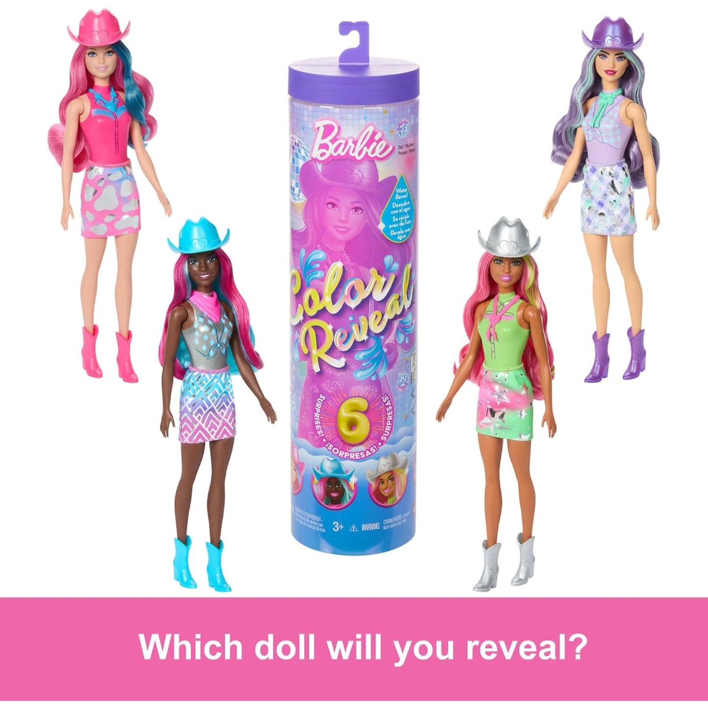 Barbie Color Reveal Disco Series Doll