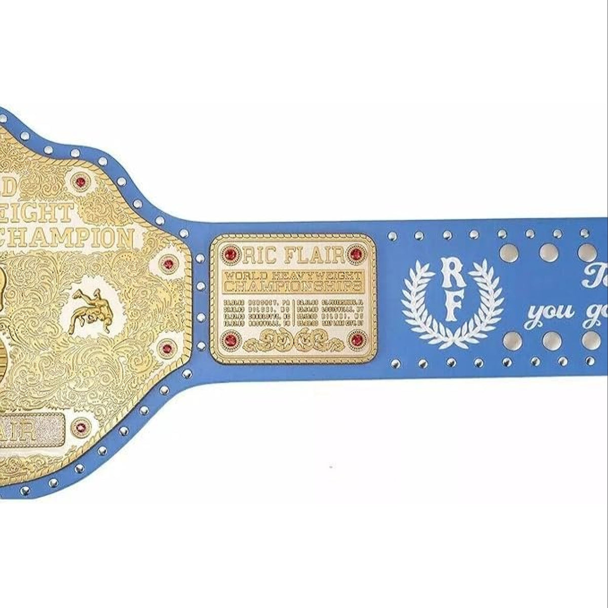 Ric Flair The Nature Boy Signature Series Replica Title Wrestling Belt 4MM Brass Plate