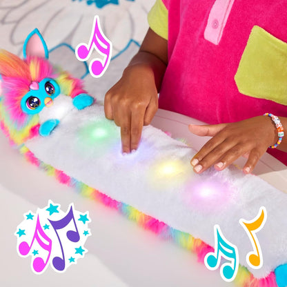 DJ Furby Rainbow Interactive Plush