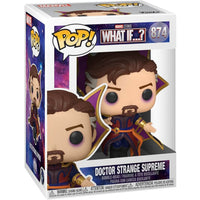 Funko Pop! Marvel: Marvel - What If– Doctor Strange Supreme DAMAGED BOX