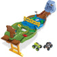 Hot Wheels Monster Trucks Wreckin’ Raceway Playset with Bigfoot & Gunkster