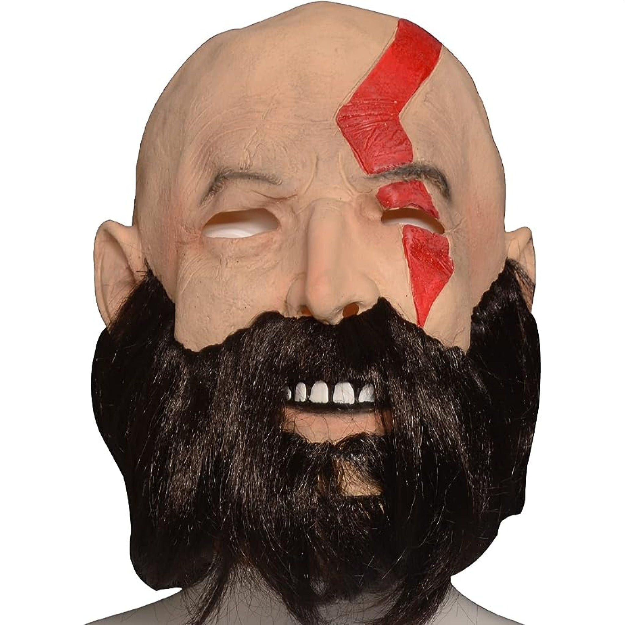 Kratos God of War Mask for Halloween, Cosplay & Fancy Dress