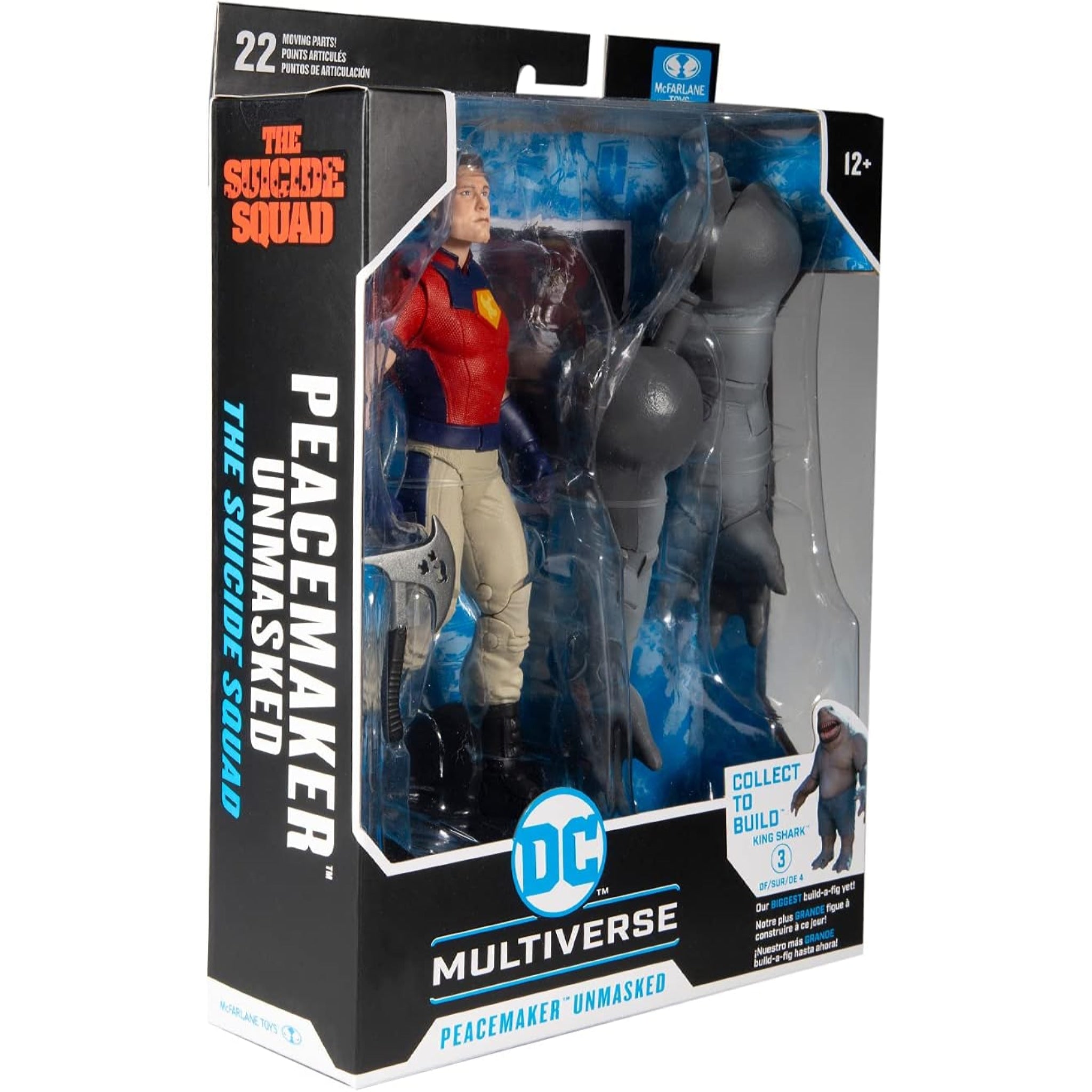 McFarlane Toys DC Multiverse Build-A Peacemaker (Unmasked) Action Figure