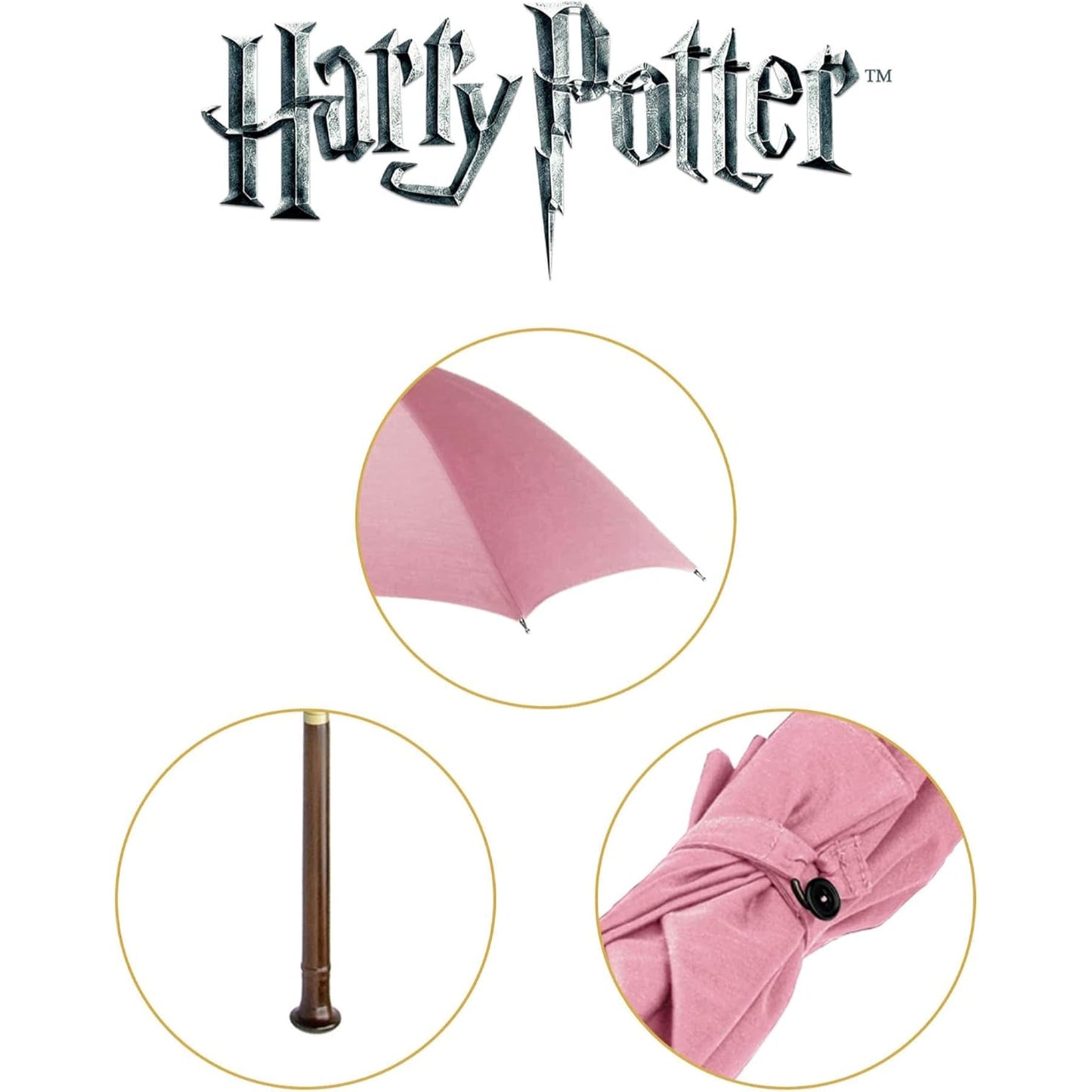 The Noble Collection Harry Potter Rubeus Hagrid Umbrella Wand in Collectors Box NN7865