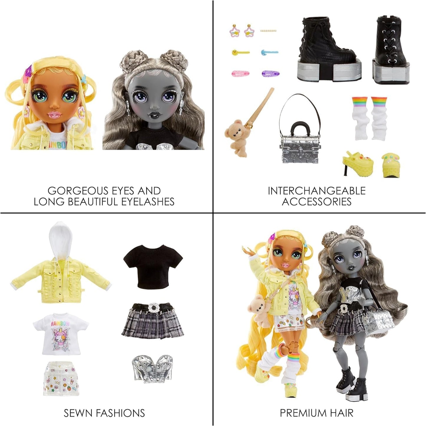 Rainbow High Shadow High Madison Twins 2 Pack - Sunny & Luna