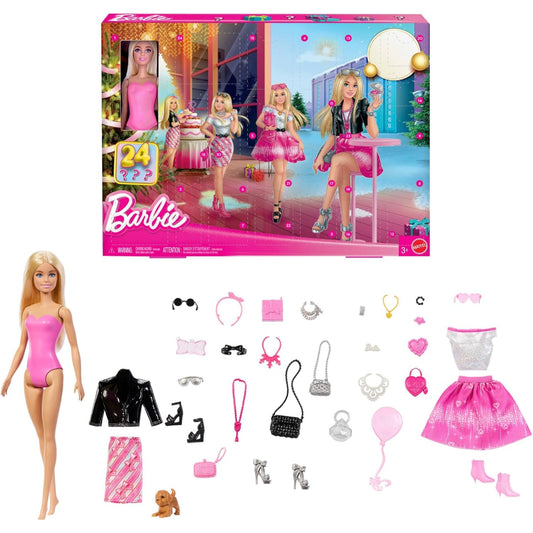 Barbie Doll Holiday Advent Calendar With Clothing & Accessories