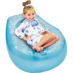 Disney Frozen Inflatable Glitter Chill Chair Blue/White