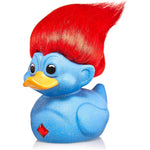 TUBBZ Glitter Blue Troll (First Edition) Collectible Vinyl Rubber Duck Figure