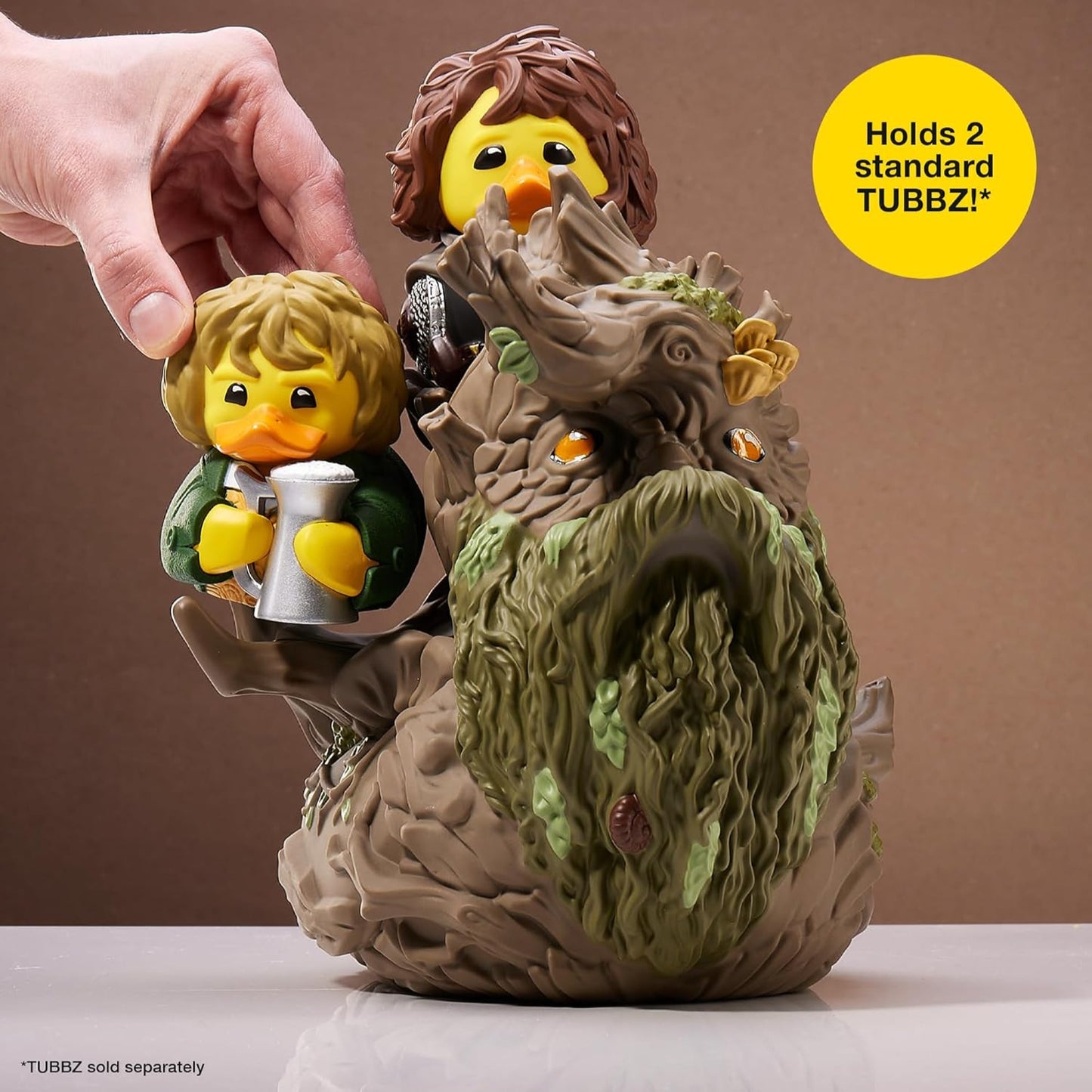 TUBBZ XL Lord of the Rings Treebeard Giant Cosplaying Rubber Duck Collectible Figure