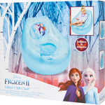 Disney Frozen Inflatable Glitter Chill Chair Blue/White