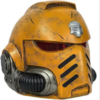Warhammer Space Marine Imperial Fists MkX LED Resin Helmet