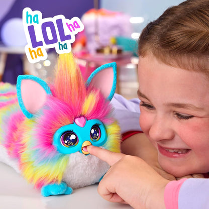 DJ Furby Rainbow Interactive Plush