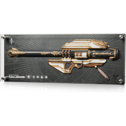 Destiny Exotic Armory Collection Gjallarhorn Replica Plaque Statue