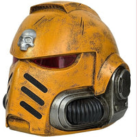 Warhammer Space Marine Imperial Fists MkX LED Resin Helmet