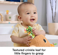 Fisher-Price Baby Sensory Toy Snuggly Snacky Capybara Plush