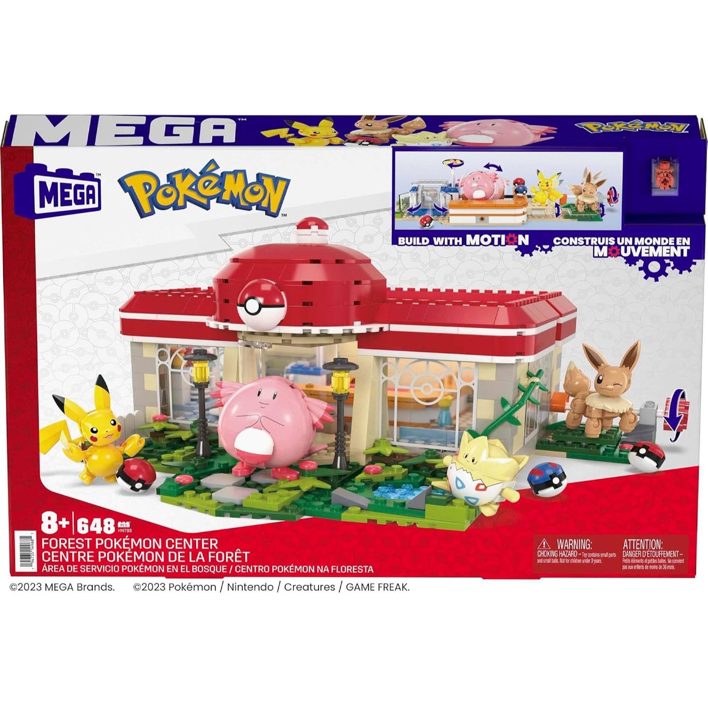 Mega Pokemon Forest Pokemon Centre Playset