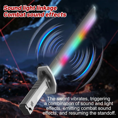LED Neon Sword with Sparks, Smoke & Sound Effects (Red)