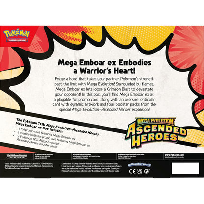 Pokemon TCG: Mega Evolution Ascended Heroes - Mega Emboar ex Box
