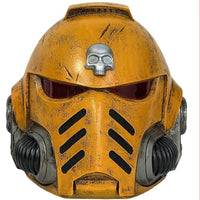 Warhammer Space Marine Imperial Fists MkX LED Resin Helmet