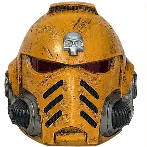 Warhammer Space Marine Imperial Fists MkX LED Resin Helmet