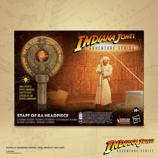 Hasbro Indiana Jones and the Raiders of Lost Ark Adventure Series Staff Ra Headpiece