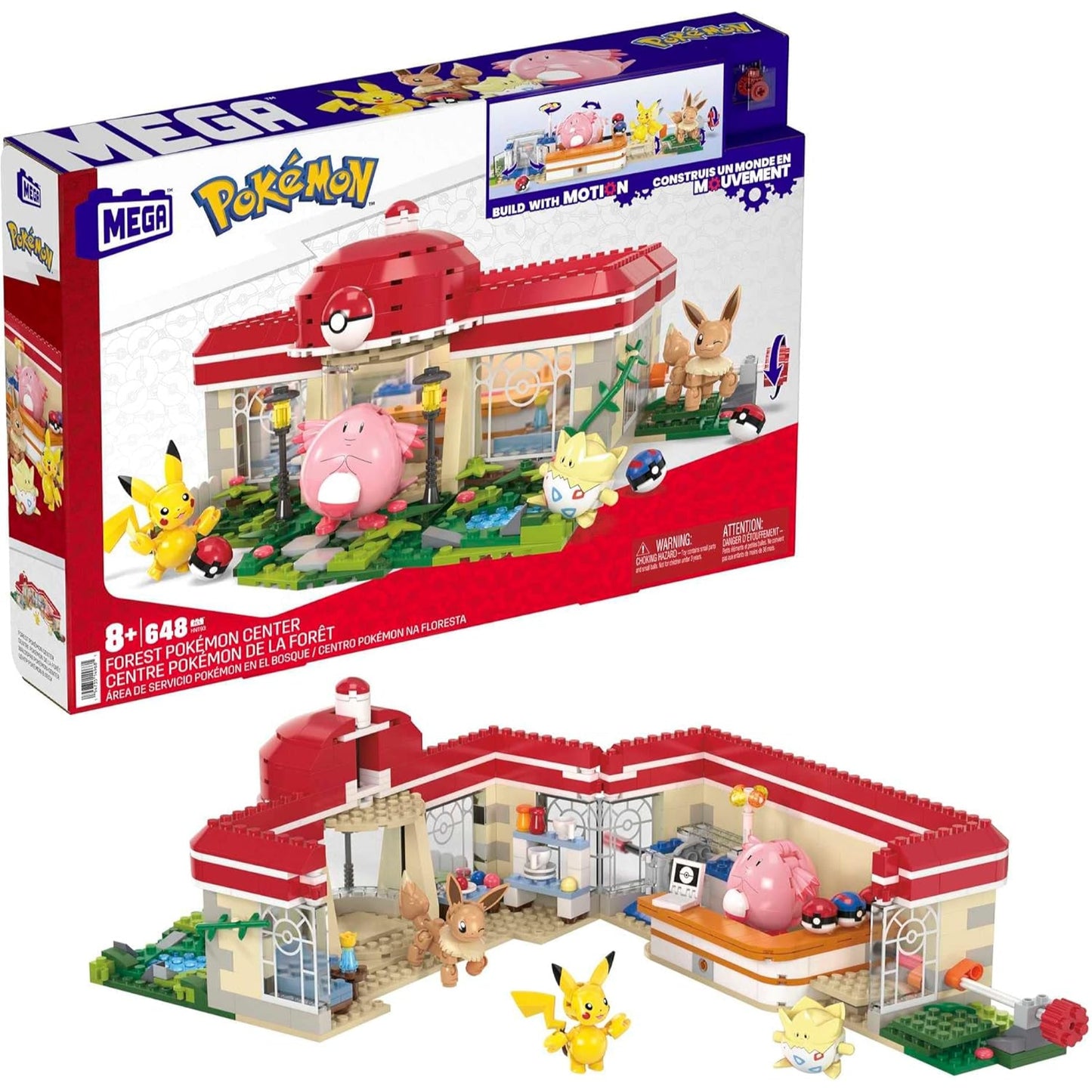 Mega Pokemon Forest Pokemon Centre Playset