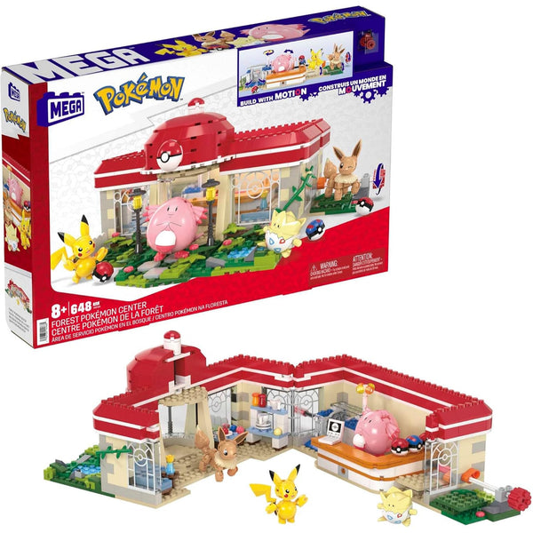 Mega Pokemon Forest Pokemon Centre Playset