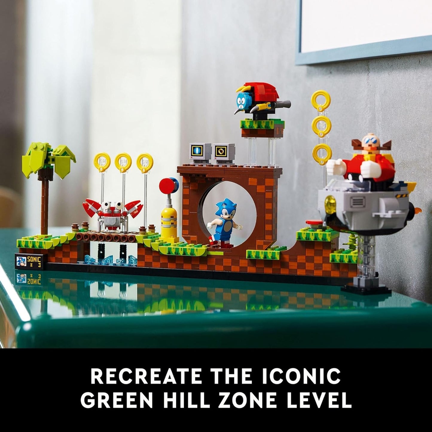 LEGO Ideas Sonic the Hedgehog Green Hill Zone Building Kit