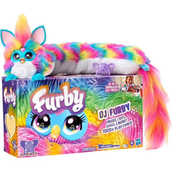 DJ Furby Rainbow Interactive Plush