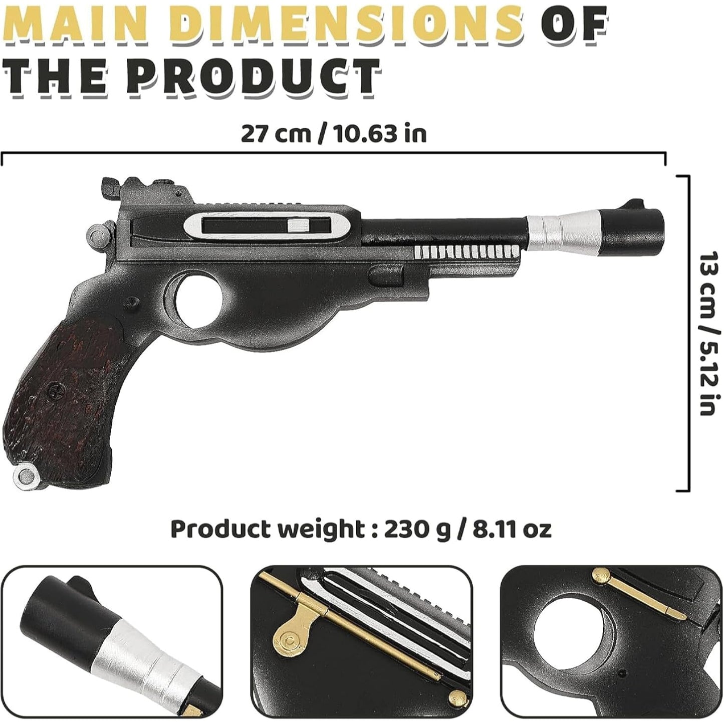 Star Wars the Mandalorian IB-94 Blaster Pistol Resin Replica
