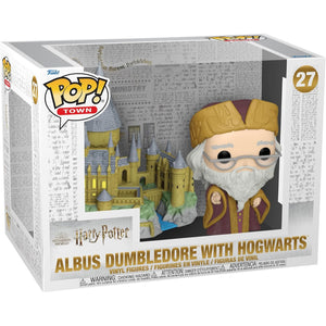 Harry Potter Albus Dumbledore With Hogwarts Funko Pop! Town Vinyl Figure DAMAGED BOX