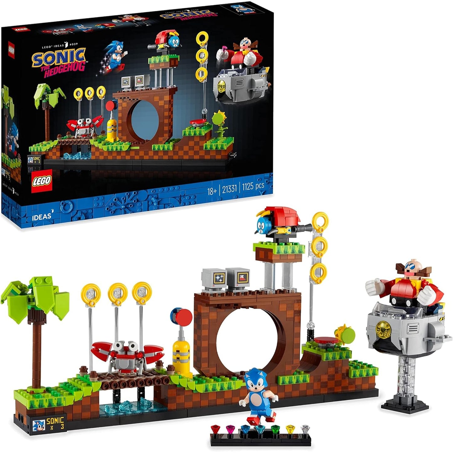 LEGO Ideas Sonic the Hedgehog Green Hill Zone Building Kit