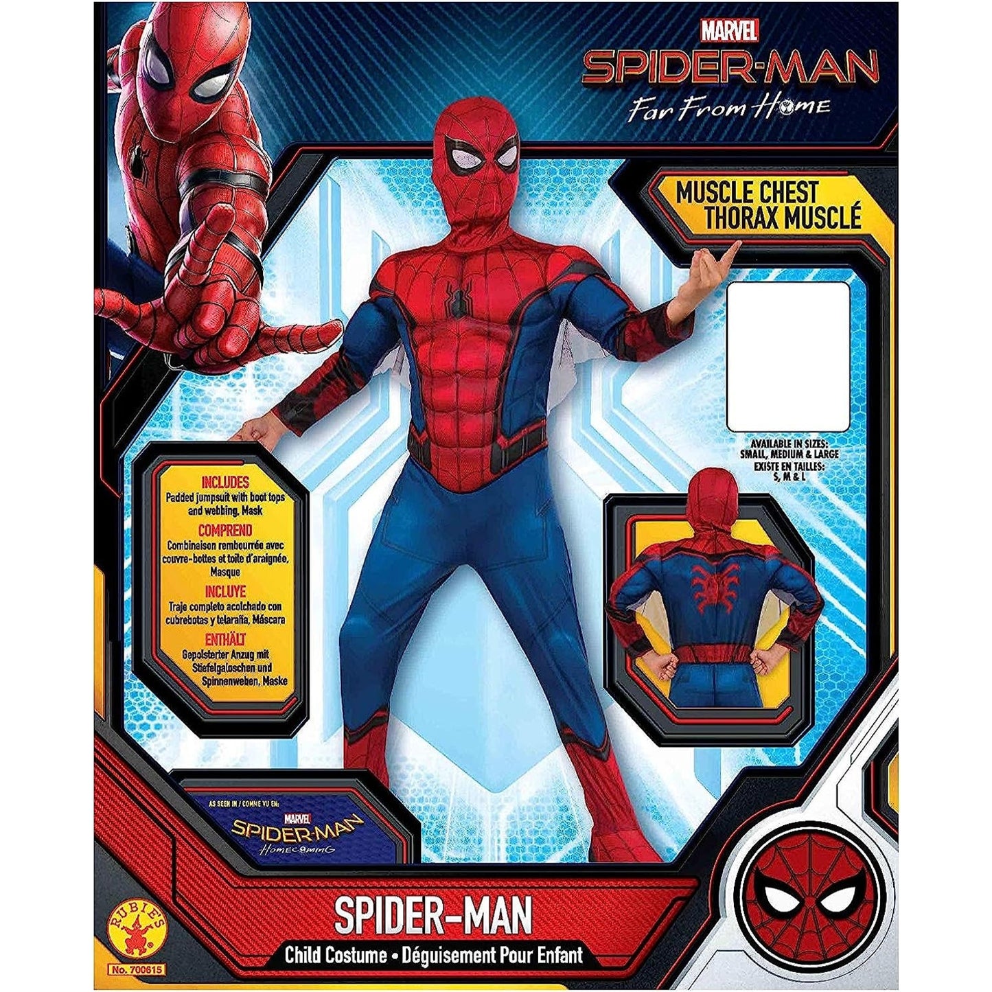 Rubie's Spider-Man Far From Home Marvel Children's Costume Large 8-10 Years