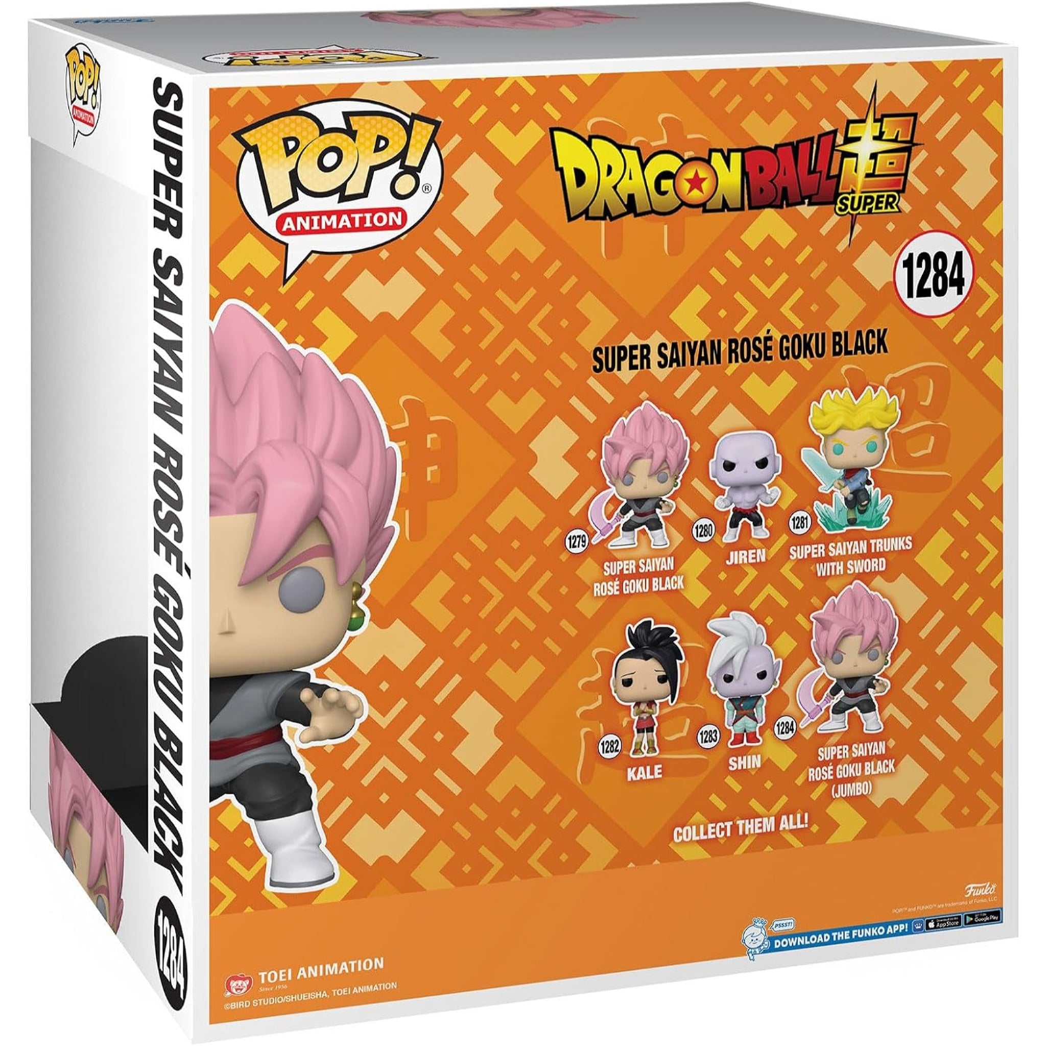 Dragon Ball Super Goku Jumbo Saiyan Rose Translucent Scythe Vinyl Figure DAMAGED BOX